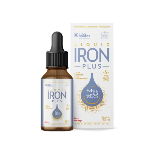 Iron Plus Líquido 30 ml - Sabor Morango - Imagem 2