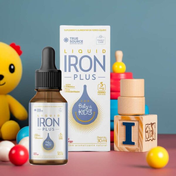 Iron Plus Líquido 30 ml - Sabor Morango - Imagem 3